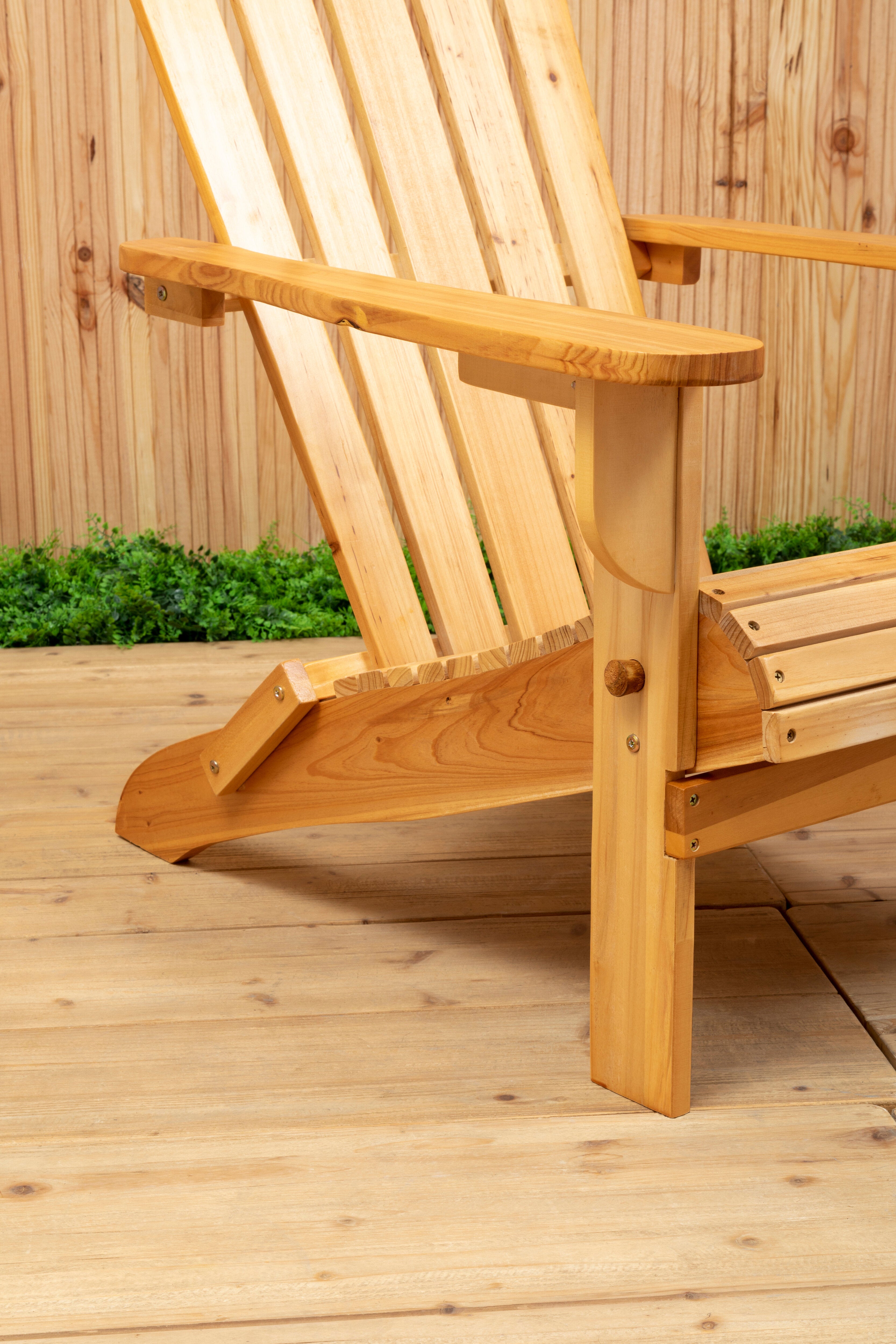 Fontana Natural Solid Wood Chair